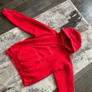 Red Hoodie with Moon Design